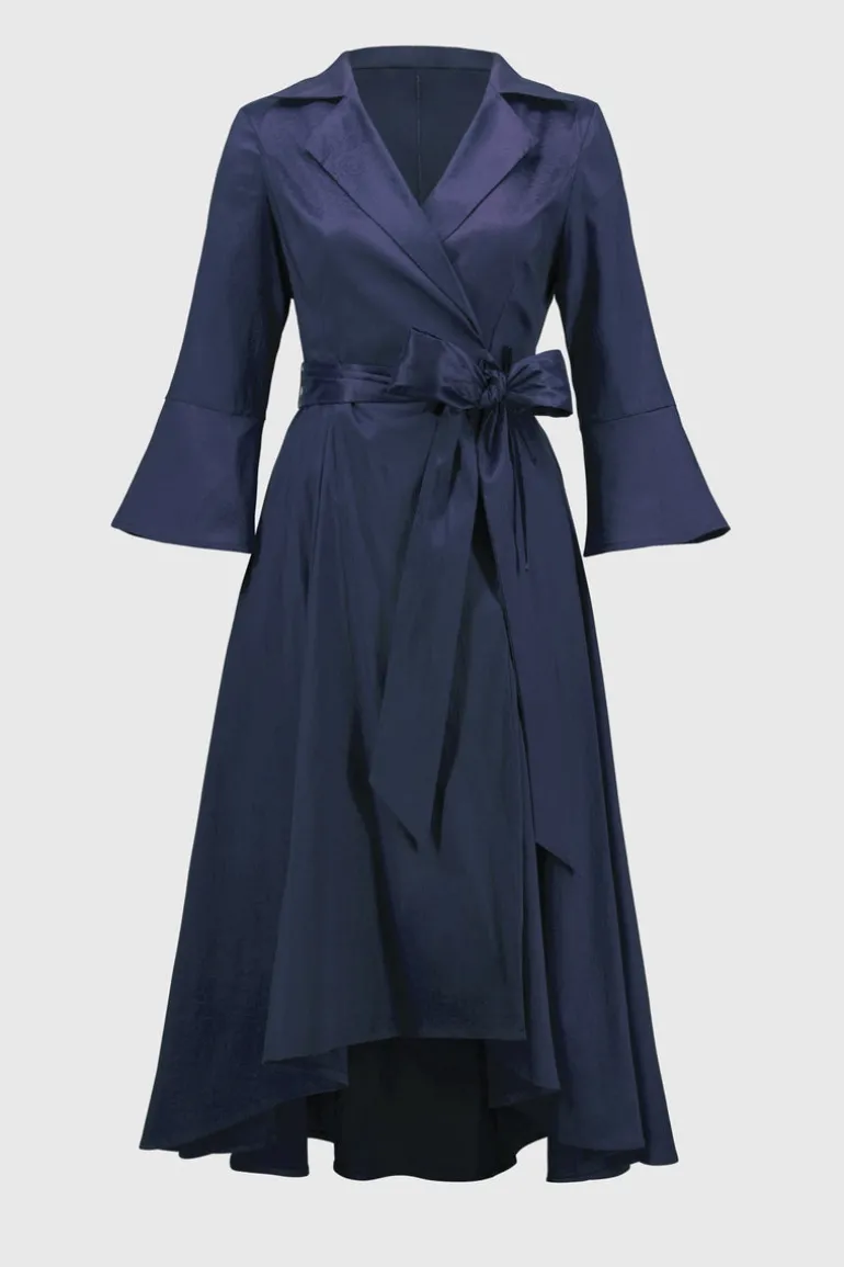 Joseph Ribkoff Wrap Dress With Belt Midnight Blue