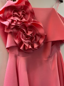 Kevan Jon Kyoto Flare Dress Melon