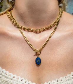 Kybalion Santorini Necklace Lapis