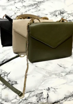 Leather Crossbody Handbag