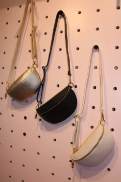 Leather Sling Bag With Strap