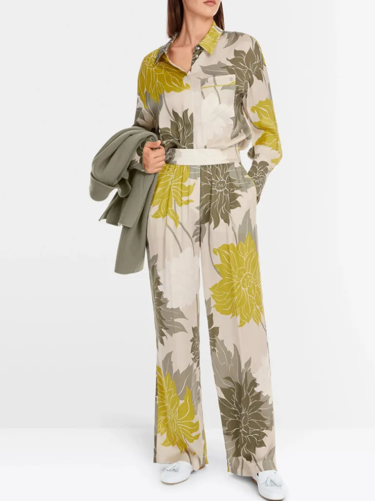 Marc Cain Blouse With Floral Pattern