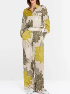 Marc Cain Blouse With Floral Pattern