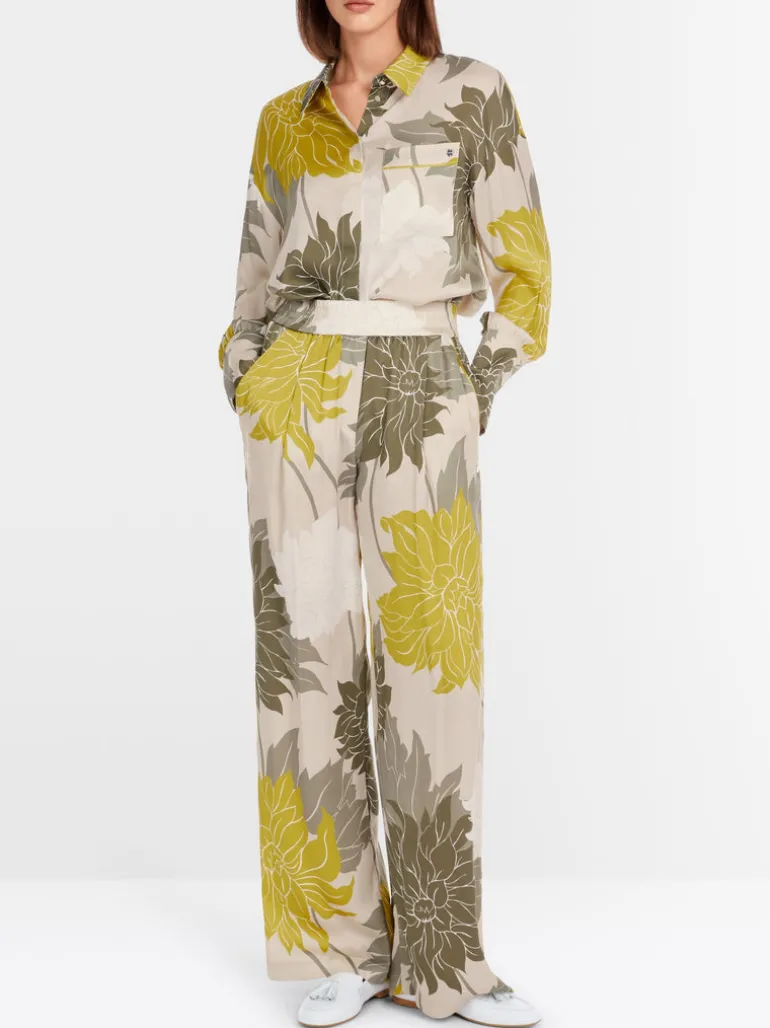 Marc Cain Blouse With Floral Pattern