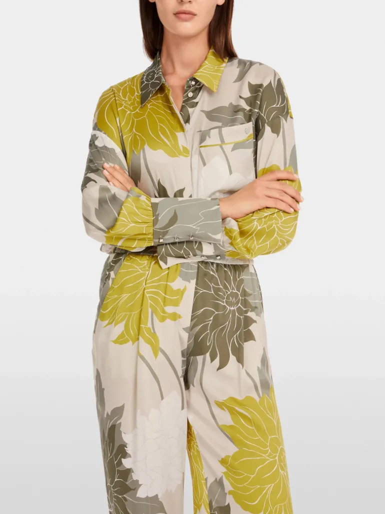 Marc Cain Blouse With Floral Pattern