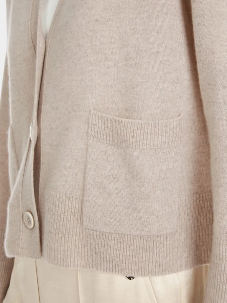 Marc Cain Cashmere Cardigan New Pearl Melange