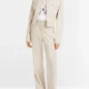 Marc Cain Faid Linen Blend Trouser Soft Beige