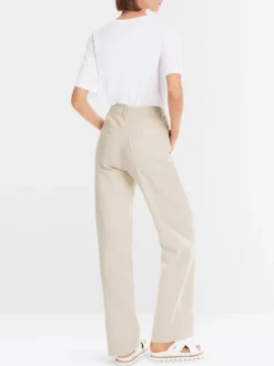 Marc Cain Faid Linen Blend Trouser Soft Beige