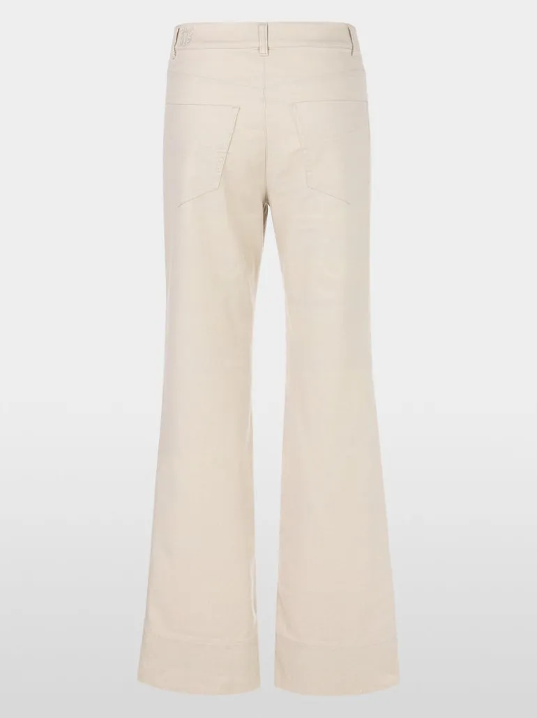 Marc Cain Faid Linen Blend Trouser Soft Beige