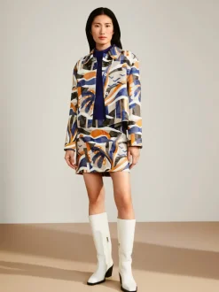 Marc Cain Jacket Abstract Pattern