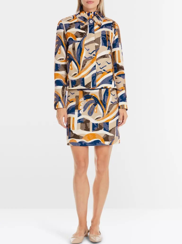 Marc Cain Jacket Abstract Pattern