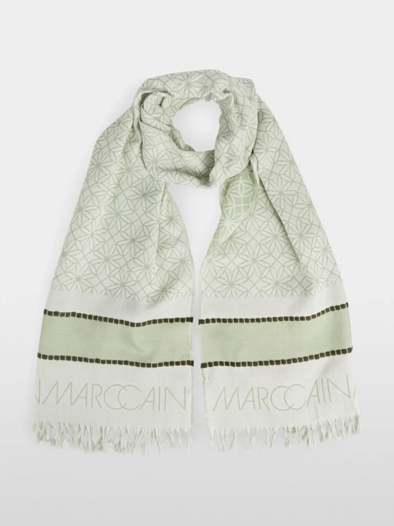 Marc Cain Scarf Abstract Floral Print