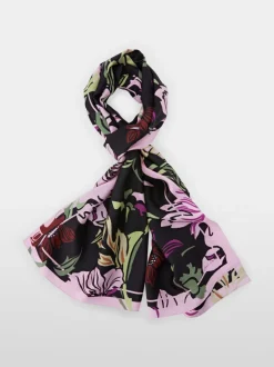 Marc Cain Silk Scarf Flower Print