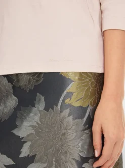 Marc Cain T-Shirt With Pearl Embellishment Deep Pearl