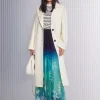 Marc Cain Wool Coat Bright Ecru