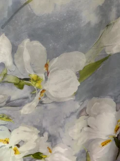 Matilde Cano Blue Floral Print Dres