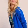 Molly Bracken Knitted Cardigan Royal Blue