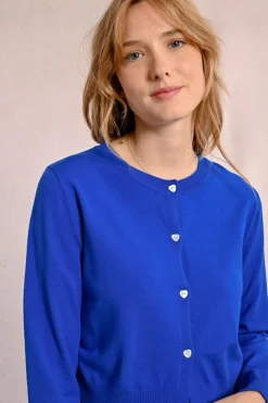 Molly Bracken Knitted Cardigan Royal Blue