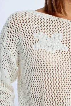 Molly Bracken Knitted Sweater Off-white