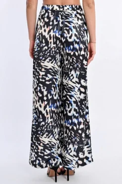 Molly Bracken Pants Black Abstract Print