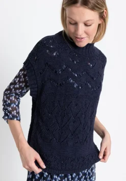 More & More Ajour Pullover Navy