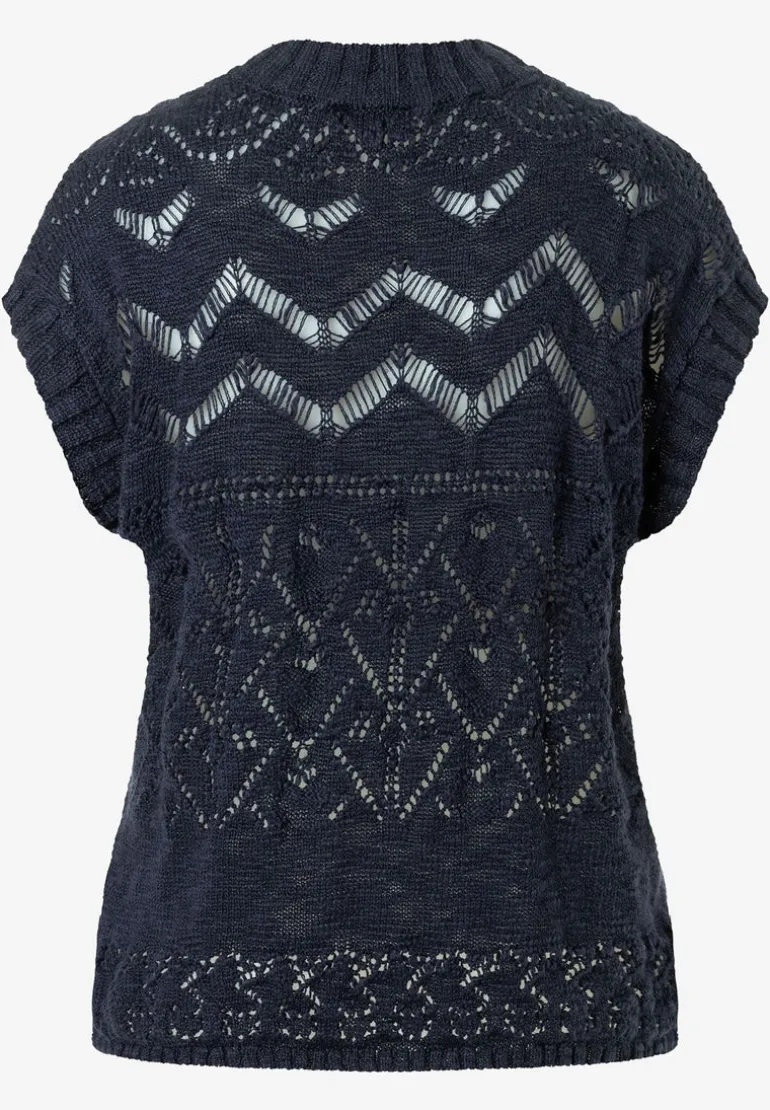 More & More Ajour Pullover Navy