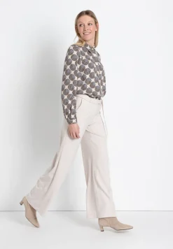 More & More Blouse With Stripe & Dot Pattern