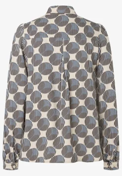 More & More Blouse With Stripe & Dot Pattern