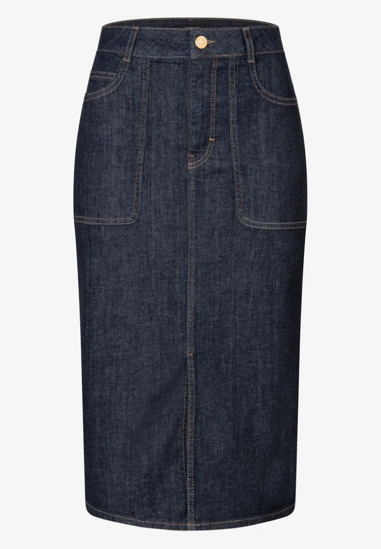 More & More Denim Skirt Dark Denim