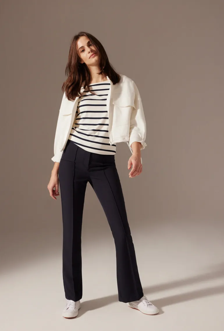 More & More Flared Pants Navy