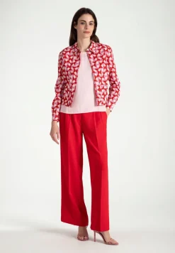 More & More Geo Print Blouse Jacket Pink/Rose