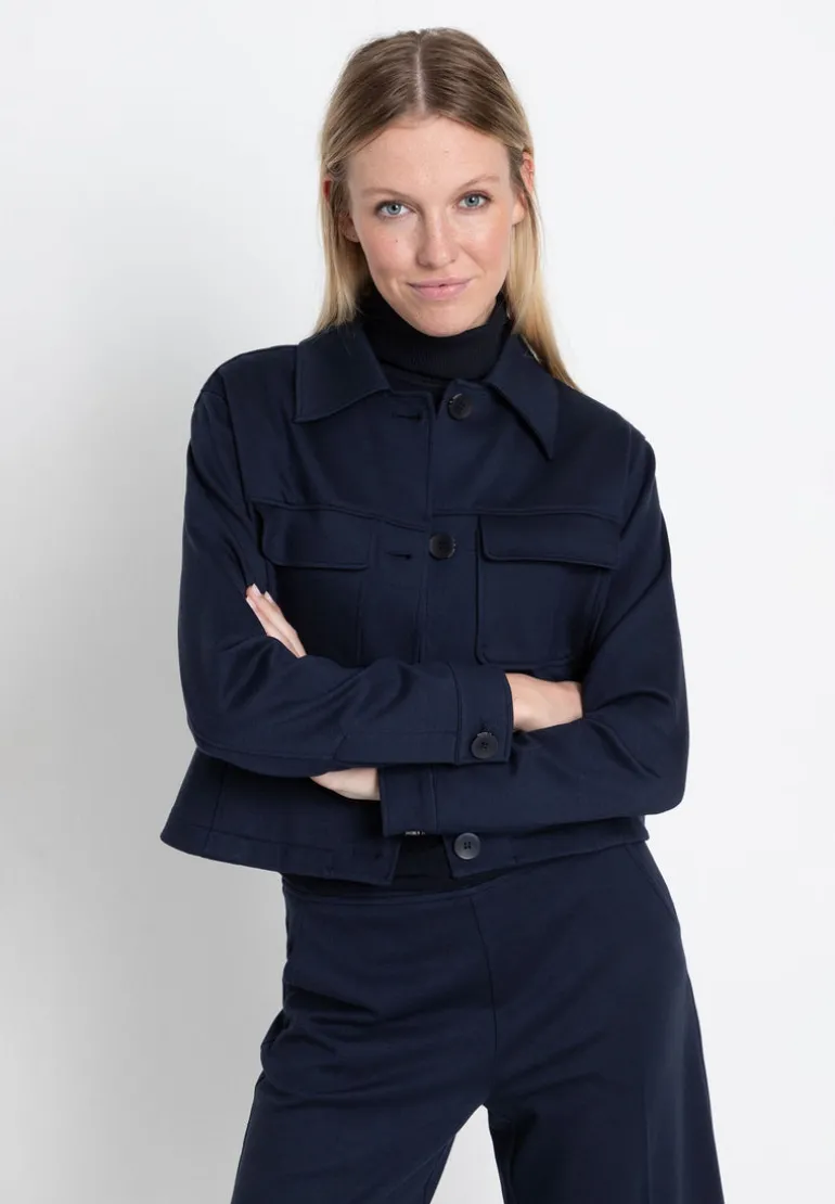 More & More Jersey Jacket Navy