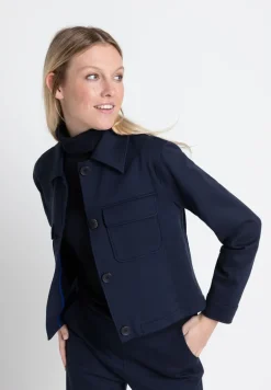 More & More Jersey Jacket Navy