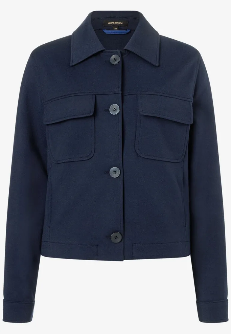 More & More Jersey Jacket Navy
