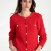 More & More Knit Cardigan Red