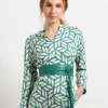 More & More Obi Leather Belt Green