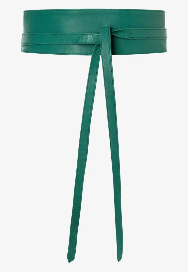 More & More Obi Leather Belt Green