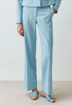 More & More Straight Trouser Sky Blue