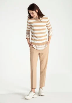 More & More Striped Shirt Beige