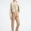More & More Tencel-Linen Trouser Soft Toffee