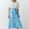 More & More T-Shirt With Flower Detail White