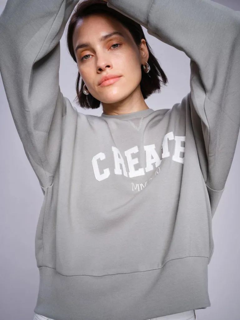 Mos Mosh Celli Sweatshirt Shadow Grey