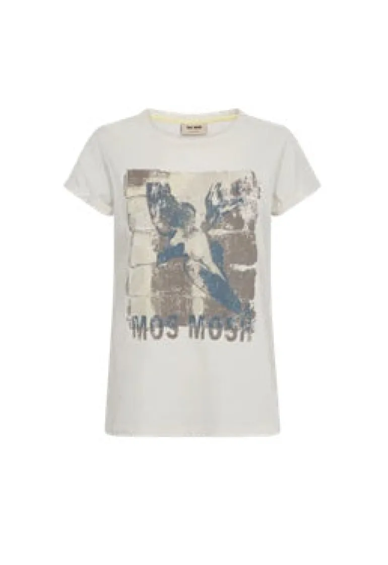 Mos Mosh Flori T-Shirt Ecru