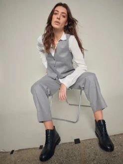 Mos Mosh Gry Caia Trouser Grey