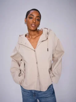 Mos Mosh Sheena Short Jacket Feather Grey