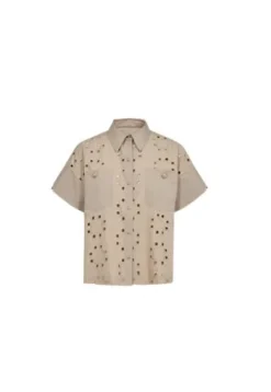 Mos Mosh Tazhi Cotny Shirt Feather Grey