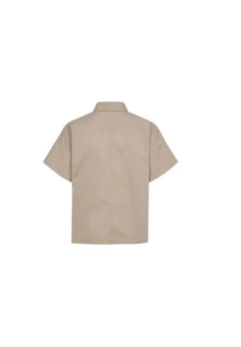 Mos Mosh Tazhi Cotny Shirt Feather Grey