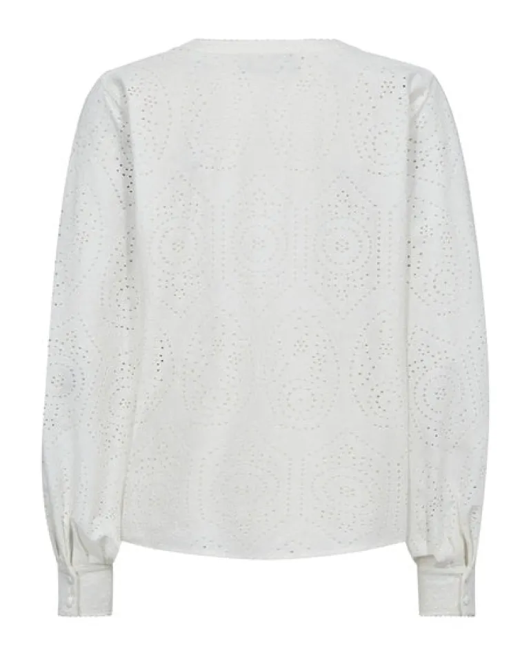 Mos Mosh Yen Sina Lace Blouse Ecru