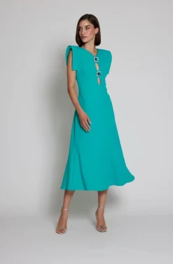 Moskada Isis Dress Turquoise