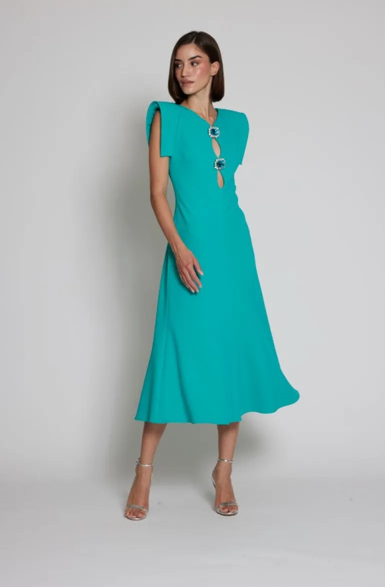 Moskada Isis Dress Turquoise